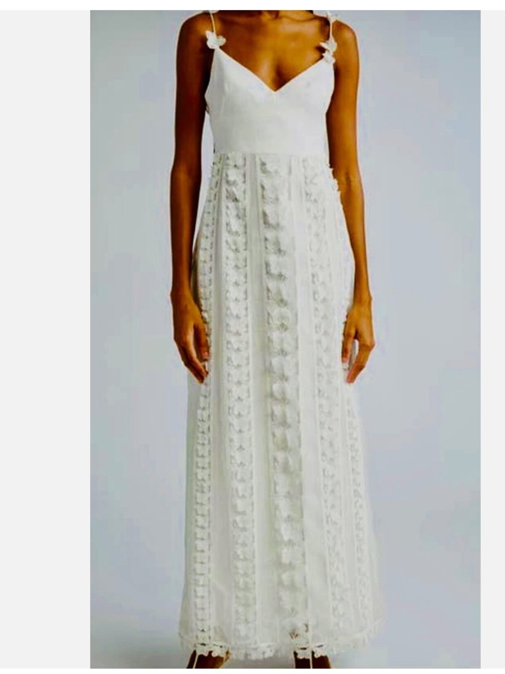 Zimmermann Butterfly Linen & Silk Embroidered Maxi Dress